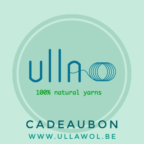 Cadeaubon - UllA - 100% sustainable yarn for 100% conscious knit & crochet