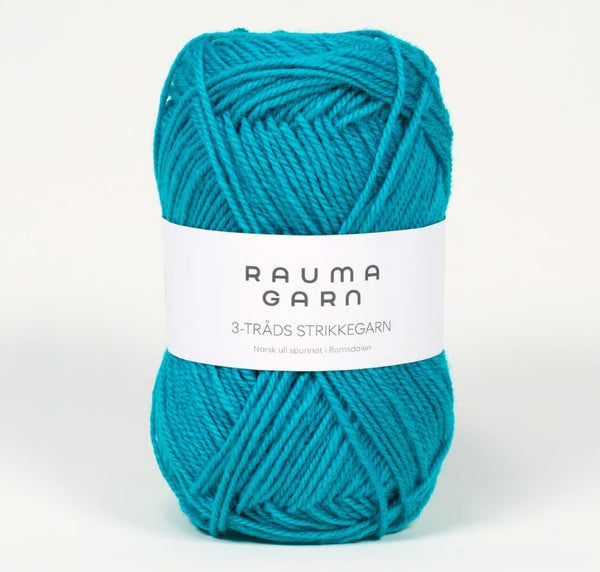 Rauma - 3-tråds strikkegarn - 3,5 mm