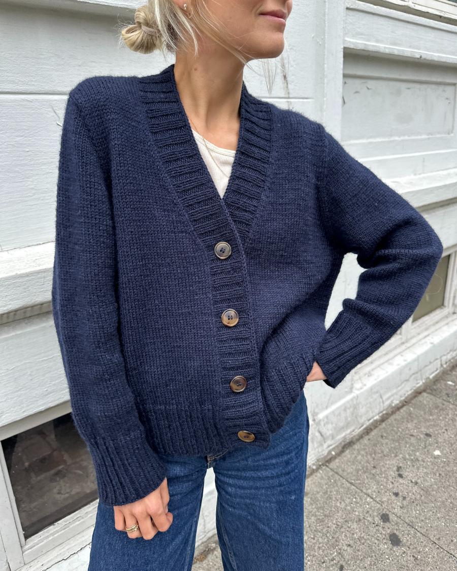 GaJess petit wool cardigan gajess Petit Wool Cardigan ブルー Petit