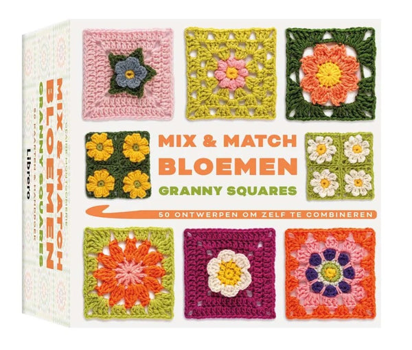 Haakboek - Mix and match - Bloemen Granny squares