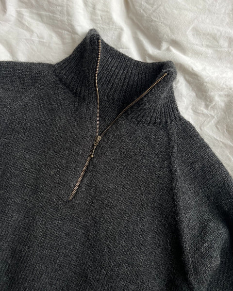 PetiteKnit - Zipper Sweater Light
