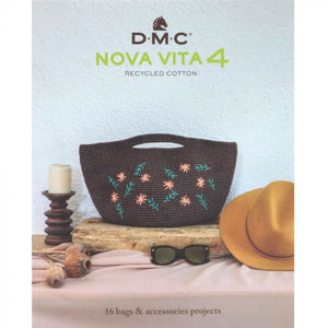 Breiboek / Haakboek / Macraméboek - DMC Nova Vita 4 Patronenboek - 16 tassen en accessoires