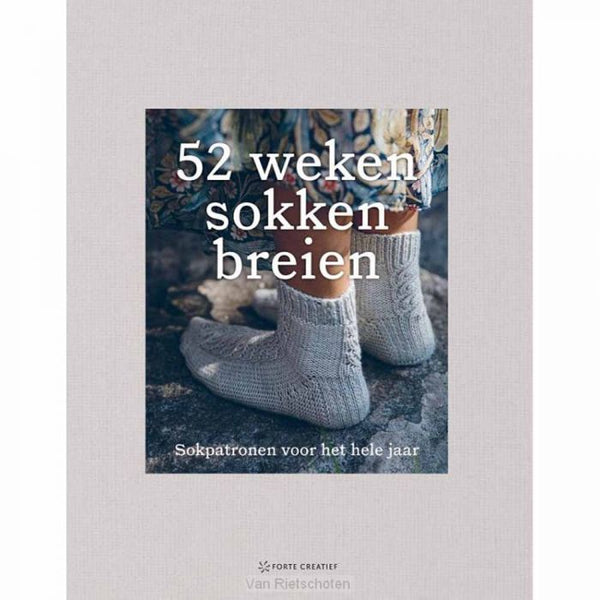 Breiboek - 52 weken sokken breien