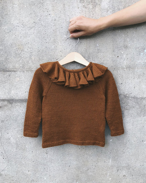 PetiteKnit - Karen's Ruffle Sweater