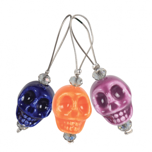 KnitPro stekenmarkeerders peace-smiley-skull